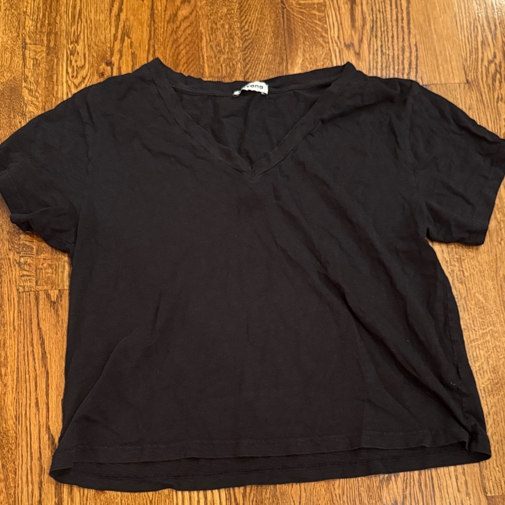 Havana Women’s Black V-Neck Top Size Medium